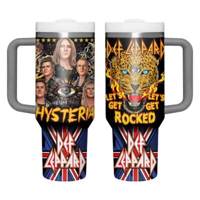 "Let's Get Rocked" Def Leppard Stanley Tumblers 40z