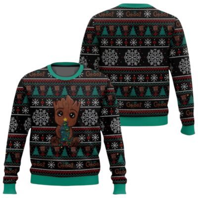 Cute baby Groot Guardians of the Galaxy Ugly Sweaters