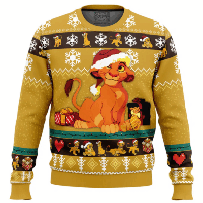 Young Simba The Lion King Ugly Sweaters