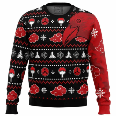 Akatsuki Itachi Symbolic Crows Naruto Ugly Sweaters