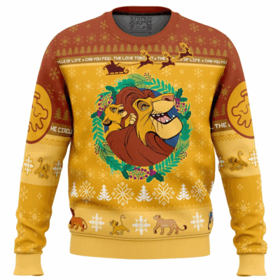 Festive The Lion King Ugly Sweaters