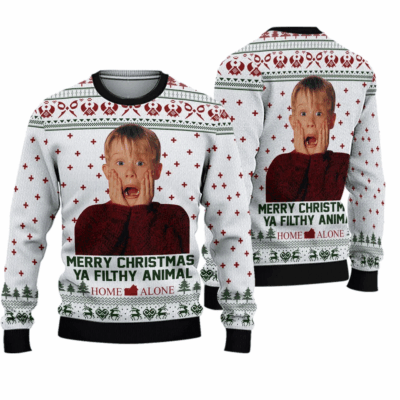Merry Christmas Home Alone Ugly Sweaters