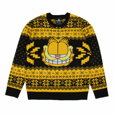 Big Face Grin Garfield Ugly Sweaters