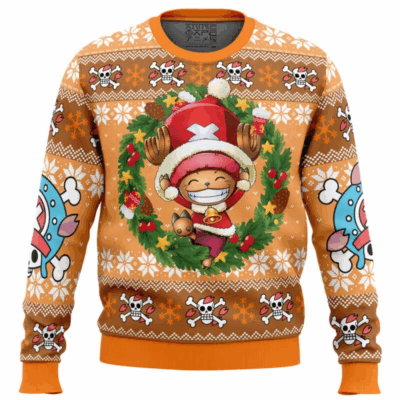 Chopper Wreath One Piece Ugly Sweaters