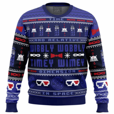 Timey Wimey Doctor Who Ugly Sweaters