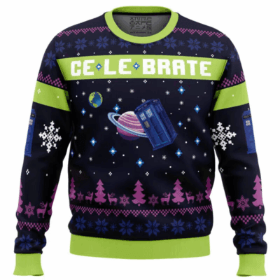 Christmas in Gallifrey Doctor Who Ugly Sweaters