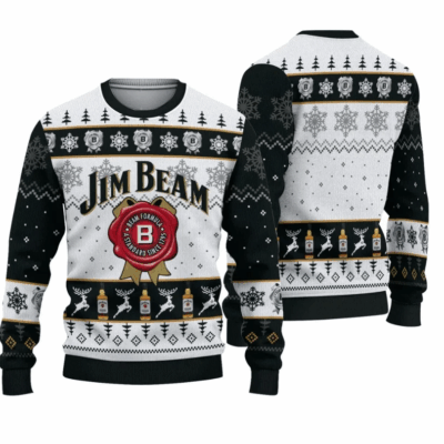 Jim Beam Christmas Whiskey Ugly Sweaters