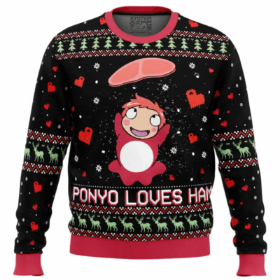 Ponyo Studio Ghibli Ugly Sweaters