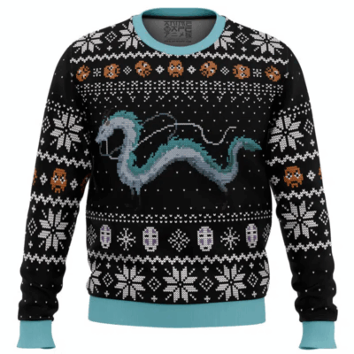 Haku Dragon Studio Ghibli Ugly Sweaters
