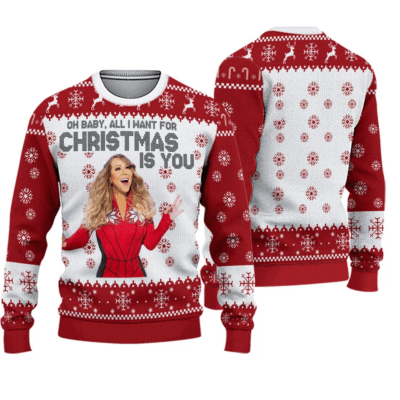 All I Want Mariah Carey Ugly Sweaters