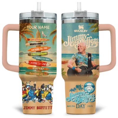 Tropical Jimmy Buffett Stanley Tumblers 40z
