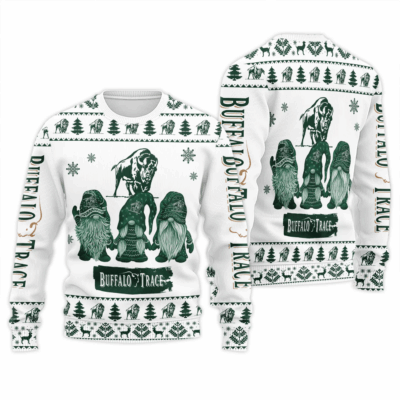 Buffalo Trace Gnomies Christmas Whiskey Ugly Sweaters
