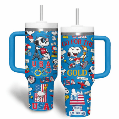 USA Olympic Snoopy Stanley Tumblers 40z