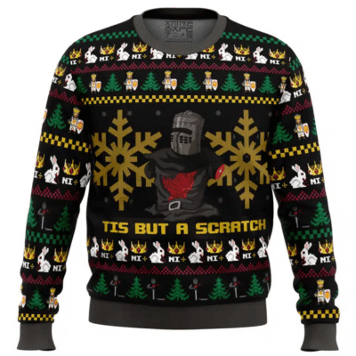 Tis but a scratch Monty Python and the Holy Grail Ugly Sweaters
