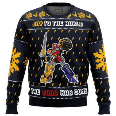The Zord Has Come Power Rangers Ugly Sweaters