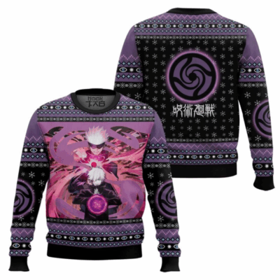 Gojo Satoru Domain Expansion Jujutsu Kaisen Ugly Sweaters