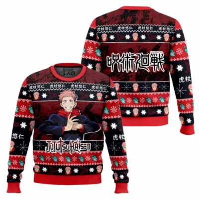 Yuji Itadori Jujutsu Kaisen Ugly Sweaters