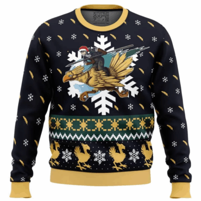 Chocobo Cid Christmas Final Fantasy 7 Ugly Sweaters