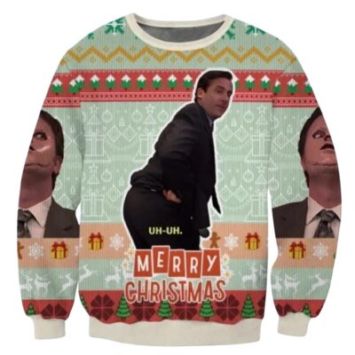 Naughty Christmas The Office Ugly Sweaters