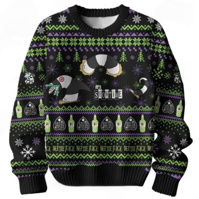 It's showtime! Beetlejuice Ugly Sweaters