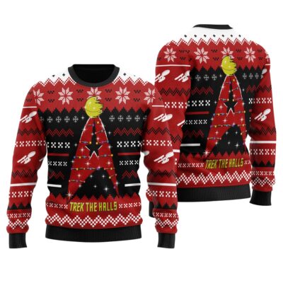 Red Star Trek Ugly Sweaters