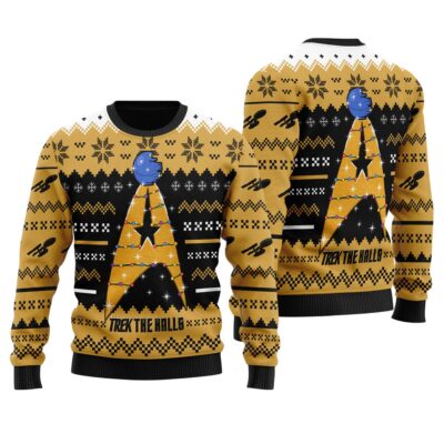 Orange Star Trek Ugly Sweaters