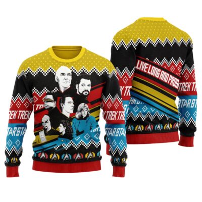 TNG Holiday Star Trek Ugly Sweaters