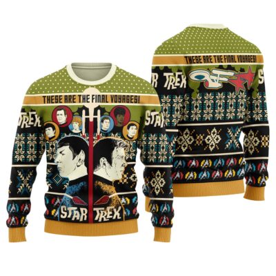 Final Voyages Star Trek Ugly Sweaters