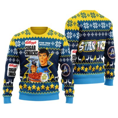 Sugar Smacks Star Trek Ugly Sweaters