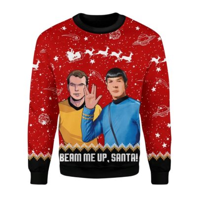Kirk & Spock Star Trek Ugly Sweaters