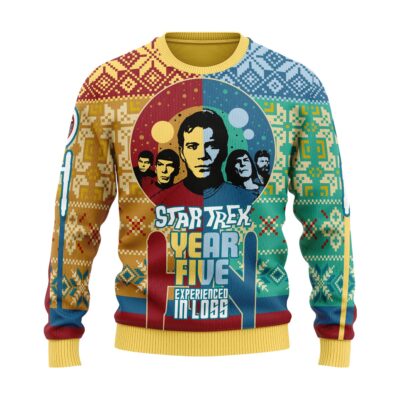 Year Five Star Trek Ugly Sweaters