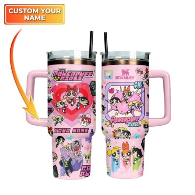 Pink Power The Powerpuff Girls Stanley Tumblers 40z