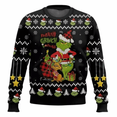 Merry Grinchmas Christmas The Grinch Ugly Sweaters