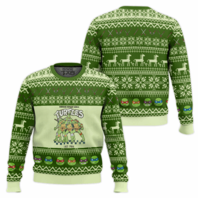 1984 Teenage Mutant Ninja Turtles Ugly Sweaters