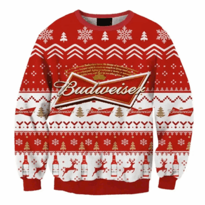 Christmas Budweiser Ugly Sweaters