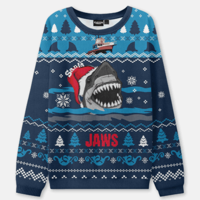 Christmas Jaws Ugly Sweaters