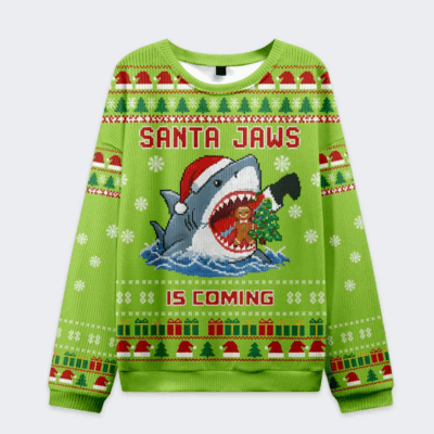 Christmas Jaws Ugly Sweaters