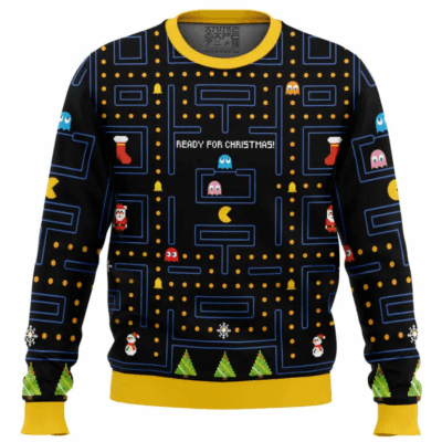 Ready for Christmas Pac-Man Ugly Sweaters