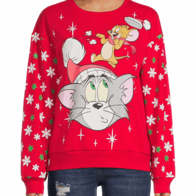 Christmas Tom & Jerry Ugly Sweaters