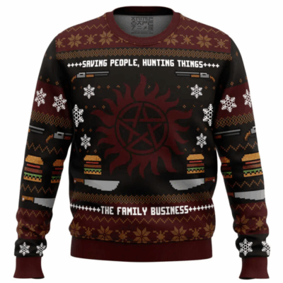 Winchester Christmas Supernatural Ugly Sweaters