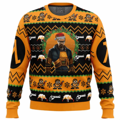 Gordon Freeman Half-Life Ugly Sweaters