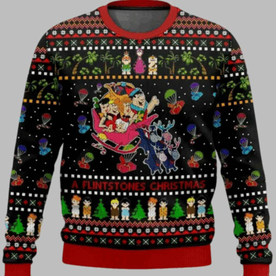 Yabba-Dabba-Doo The Flintstones Ugly Sweaters