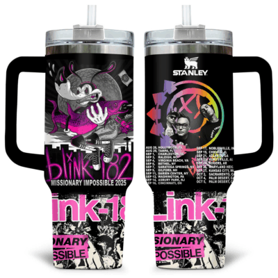 Missionary Impossible Blink-182 Stanley Tumblers 40z