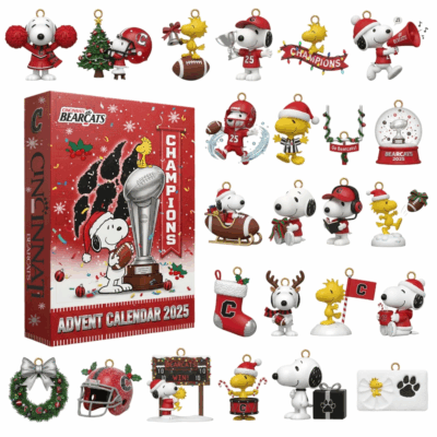 Cincinnati Bearcats Snoopy Advent Calendars