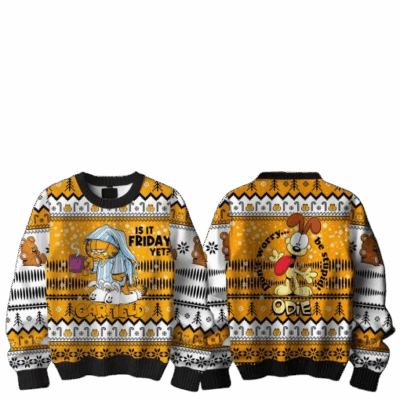 Festive Fun! Garfield Ugly Sweaters