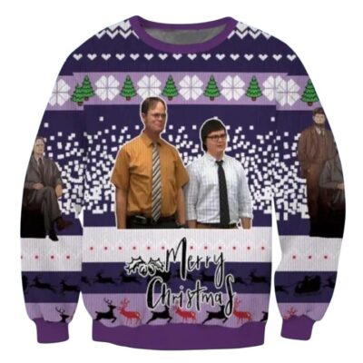 Merry Stress-mas The Office Ugly Sweaters