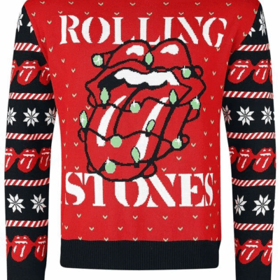 Light Bulb Christmas The Rolling Stones Ugly Sweaters