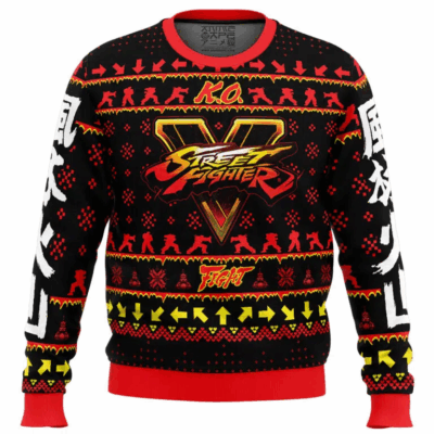 Christmas Ryu Street Fighter Ugly Sweaters