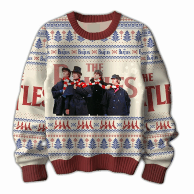 Christmas The Beatles Ugly Sweaters
