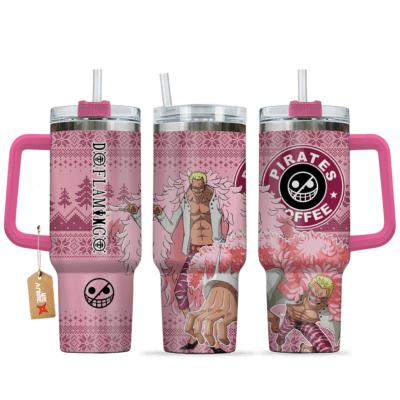 Doflamingo Coffee One Piece Stanley Tumblers 40z